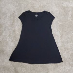 Black t-shirt material dress